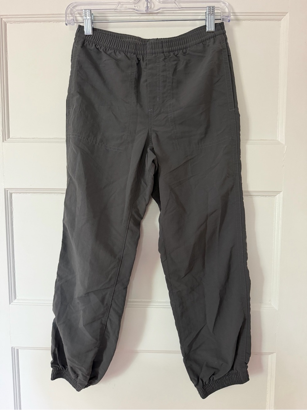 Patagonia Boys Baggies Pants Size L Gray Nylon Hiking Jogger STY 66580